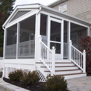 screened porch Carroll Landscaping