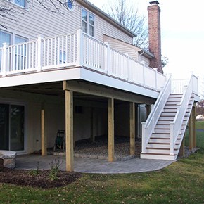 Composite Decking Carroll Landscaping