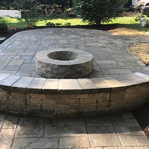 Fire Pit Installation Carroll Landscaping