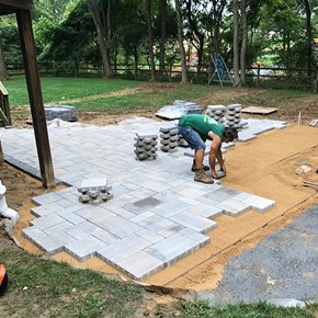 Paver Patio Installation Carroll Landscaping Inc.