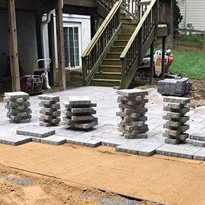 Patio Installation Project