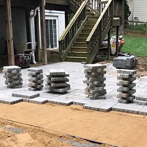 Paver Patio Installation in Howard County, MD carroll landscaping