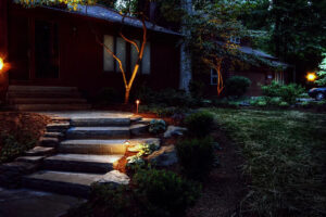 4 Reasons to Install Landscape Lighting this Winter carroll landscaping