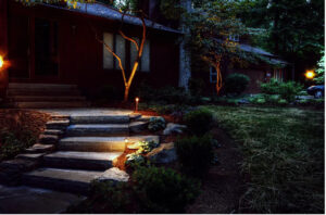 Improve Safety with Landscape Lighting carroll landscaping
